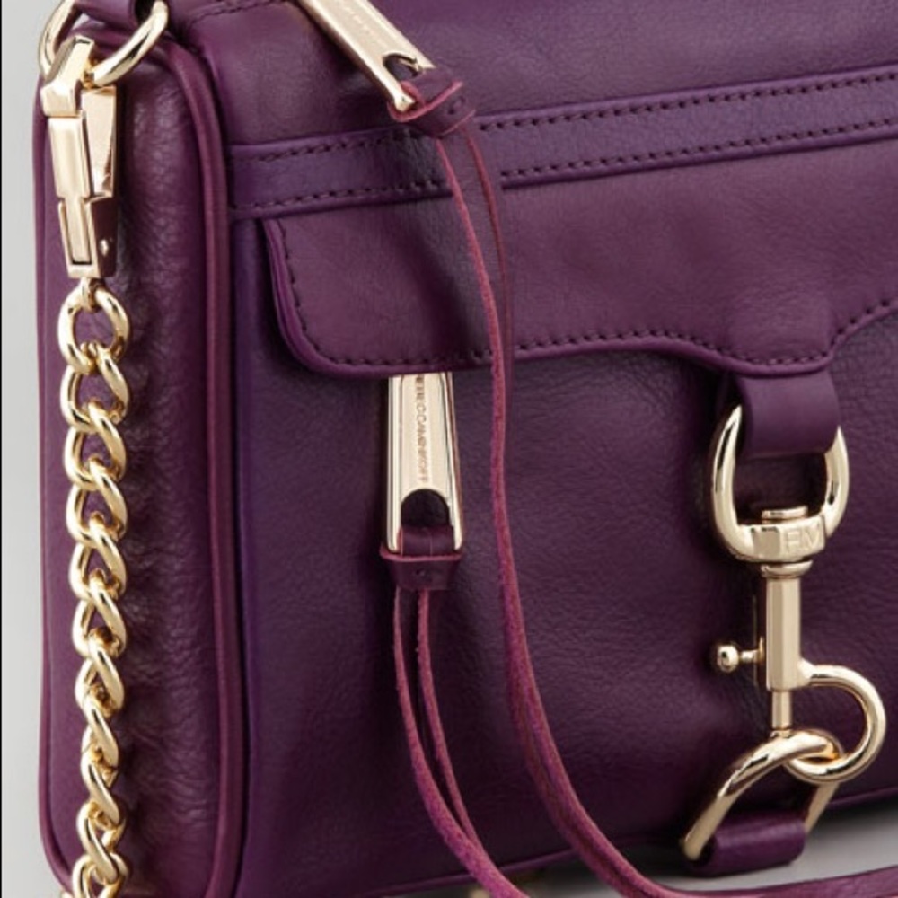 NWOT💕Rebecca Minkoff Crossbody Plum - Picture 3 of 8